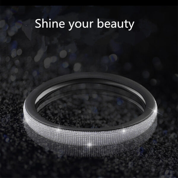 Bling Bling Steering Wheel Cover Using Natural Rubber No Stimulation Non-Slip Design - Image 2