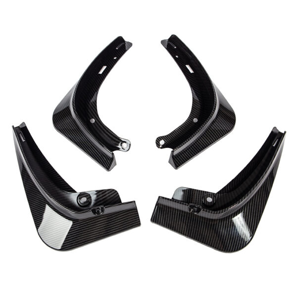 Tesla Model 3 Splash Guards Red White Matte Black Mudguards - Image 7