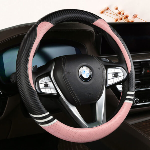 Non-Slip Sweat-Absorbing Cartoon Steering Wheel Cover For Women Girls - Image 2