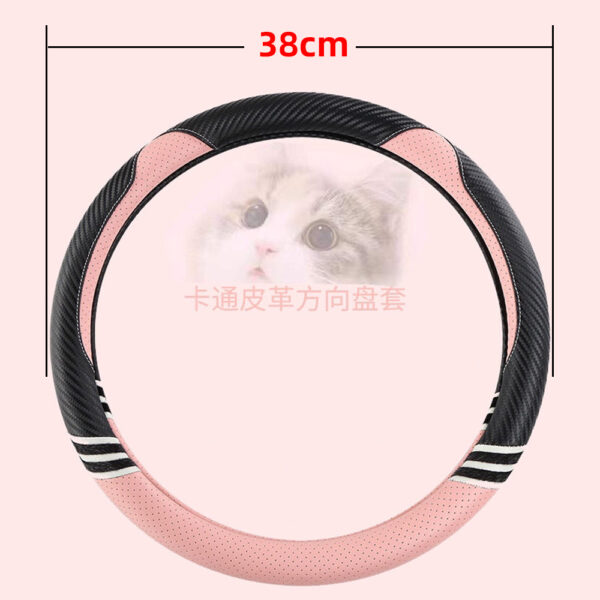 Non-Slip Sweat-Absorbing Cartoon Steering Wheel Cover For Women Girls - Image 6