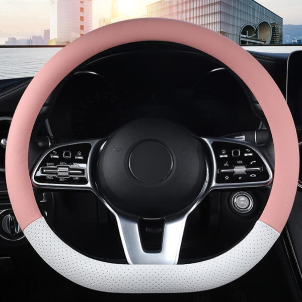 Cute lovely stylish fashion pink peachy 38CM TypeD Car Steering Wheel - Image 2