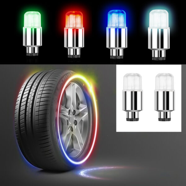 4Pcs Car Tire Lights Led Lights For Cars Motorcycles Bicycles Wheels Tire Sensor Light