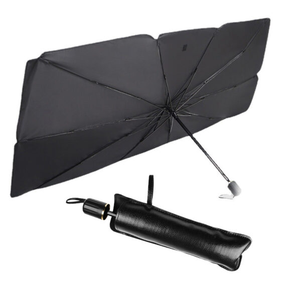 Retractable Windshield Sun Shade Front Window Interior Protection Folding Umbrella For Sedan Suv Hatchback Multi-Purpose Vehicles - Image 4