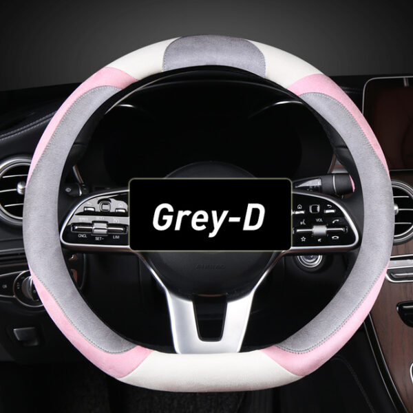 Cute Girly Car Steering Wheel Cover For BMW E90 F01 F06 F10 F15 F16 F20 F21 F25 F26 F30 O Type D Type