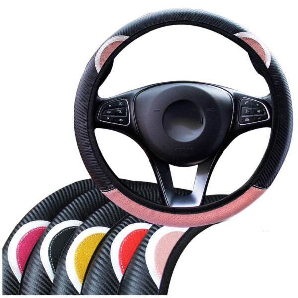 Cute Anime Cat Ear Steering Wheel Cover Cartoon Car Accessories - Image 2