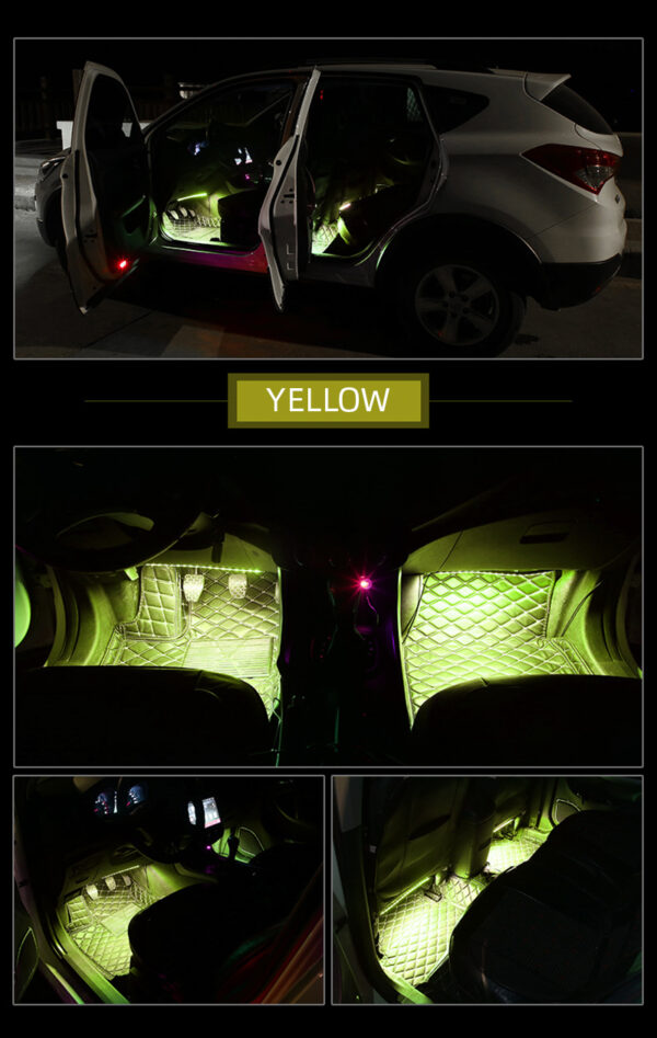 Neon Lights For Cars Interior Lights For Inside The Car Footwell Lights - Image 10