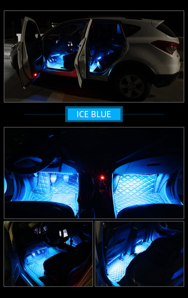 Neon Lights For Cars Interior Lights For Inside The Car Footwell Lights - Image 9