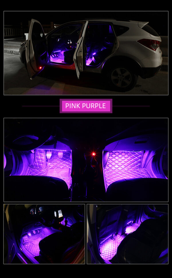 Neon Lights For Cars Interior Lights For Inside The Car Footwell Lights - Image 12