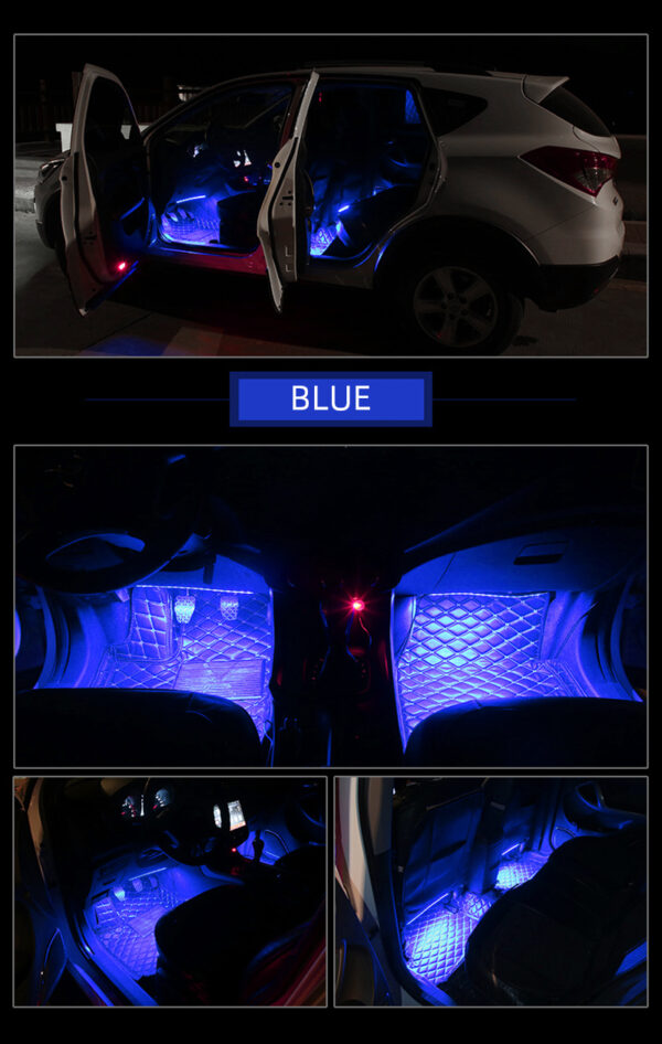 Neon Lights For Cars Interior Lights For Inside The Car Footwell Lights - Image 14