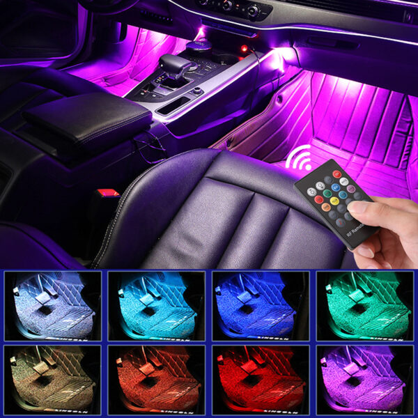 Neon Lights For Cars Interior Lights For Inside The Car Footwell Lights