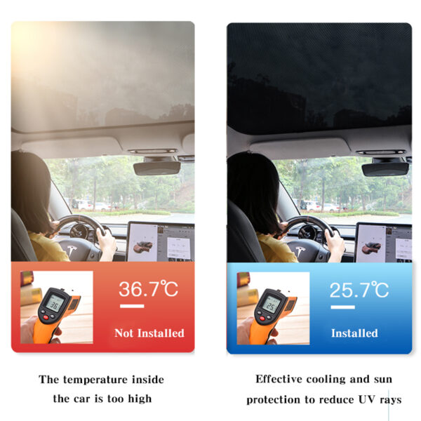 Tesla Model 3 Sun Shade Roof Sunshade - Image 2