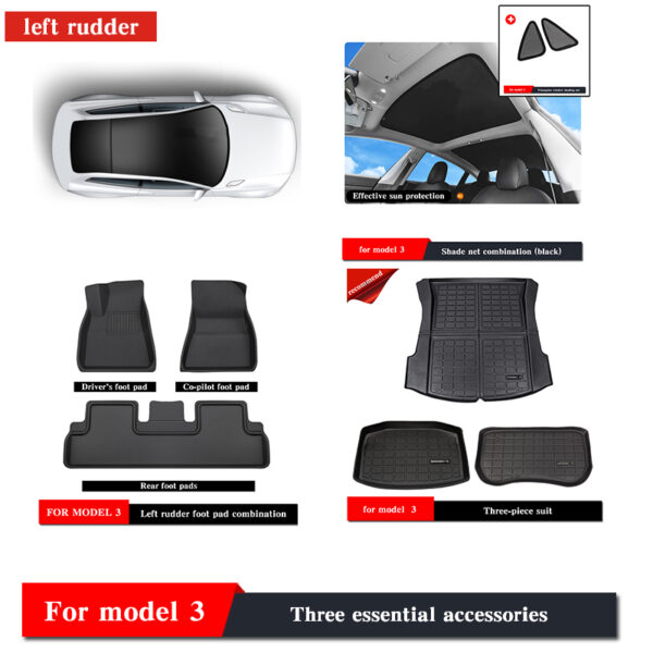 Tesla Model 3 Sun Shade Roof Sunshade - Image 3