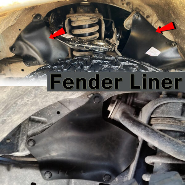 Toyota Land Cruiser Prado splash guard fender liners mud flaps fender flares - Image 5