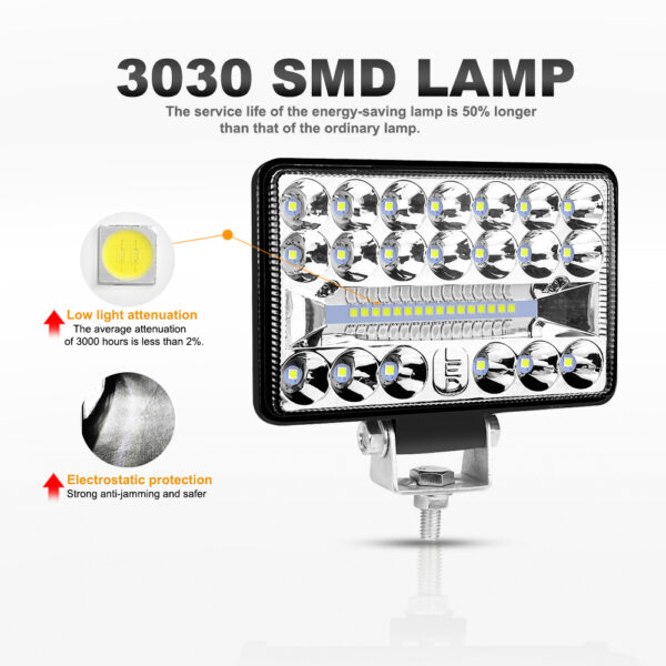 LED Work Light for For Ford Toyota Honda Kia Nissan 4x4 Atv Headlights 12V 24V - Image 2