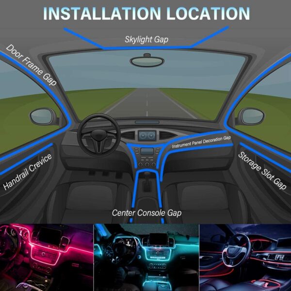 Car Atmosphere Lights Led Interior Lights For Bmw F10 Audi A4 - Image 5