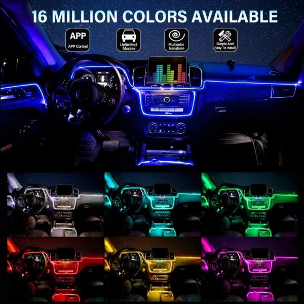 Car Atmosphere Lights Led Interior Lights For Bmw F10 Audi A4 - Image 6