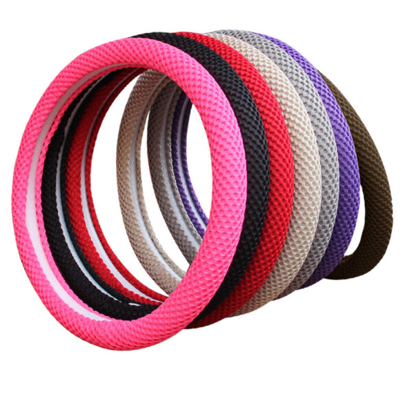 Universal 38CM Wear-resistant Anti-slip Steering Wheel Cover Gear Handbrake Cover Interior - Image 5