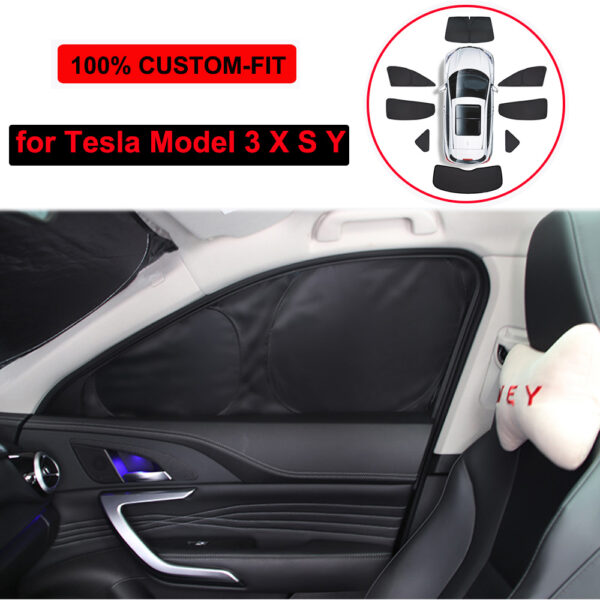 For Tesla Model 3 Y X S 2021 Sun Shades For Side Windows