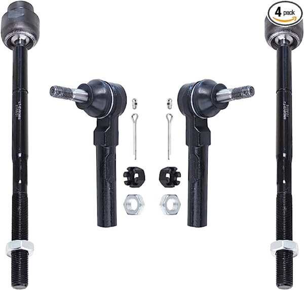 Inner and Outer Tie Rod Replacement for 2004-2012 Chevy Malibu, Pontiac G6, and Saturn Aura