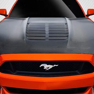 Mustang Carbon Fiber Hood - GT500 V2 Style - Fits Mustang 2015 2016 2017