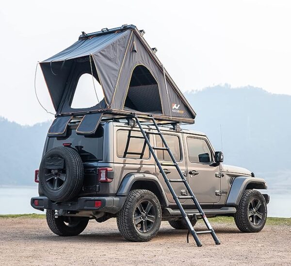 Rooftop Tent Trailer Waterproof Aluminium Triangle Shell Car Roof Top 