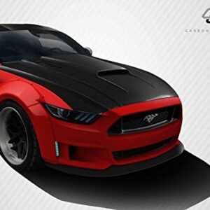 Mustang Carbon Fiber Hood - CVX Style - Fits Mustang 2015-2017