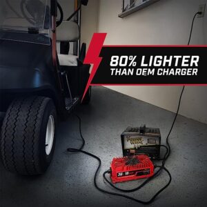 18 AMP Battery Charger 36 Volt Club Car EZGO Yamaha Golf Carts Crowfoot Plug Club Car Battery Charger