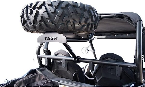 Spare Tire Mount for Bed of Truck 12" Spare Tire Carrier with Wheels