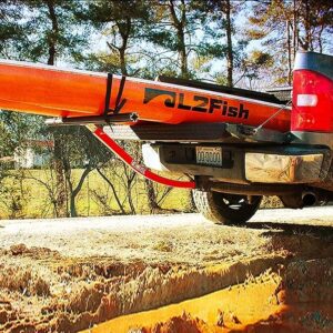 Truck Bed Extender Kayak Groovy T-Bone Hitch Mount for Kayaks, Canoes, Ladders, and Lumber