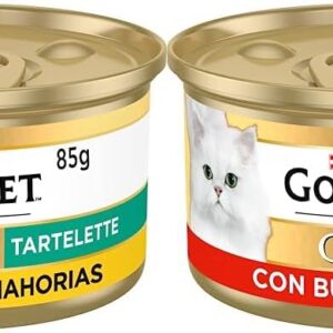 Gourmet Gold Tartalette Pollo & Zanahoria + Buey & Tomate (48 latas)
