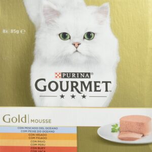 Purina Gourmet Gold Mousse Mix, 12 latas de 85g