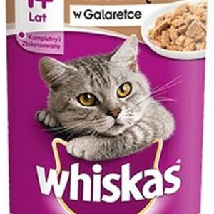 Whiskas Adult 1+ con pato en gelatina (6x400g)
