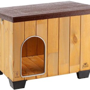 Ferplast Baita 60: Caseta perros madera ecosostenible