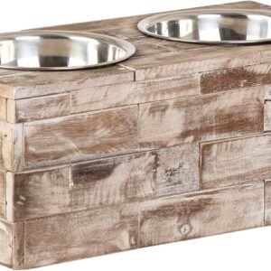 Comedero elevado Huntley para perros y gatos (grande)