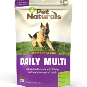 Multivitamínico diario para perros Pet Naturals 30 masticables