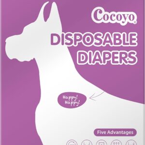 Pañales COCOYO XL para perros, superabsorbentes y transpirables