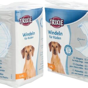 Trixie 12 pañales perro macho L-XL, absorción alta