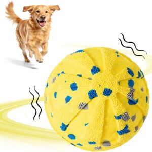 DFQ Pelota interactiva para perro amarilla