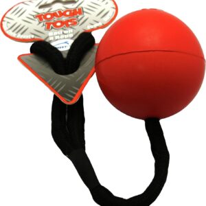 Pelota con cuerda Happy Pet para mascotas, 8,25 cm, flota