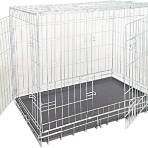 Croci Jaula para Perros Medianos/Pequeños, Plegable y Versátil