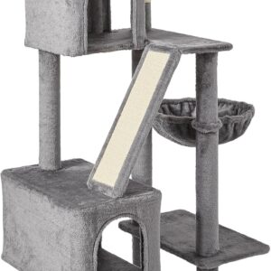 Amazon Basics Torre para gatos de varios niveles - L (153 cm)