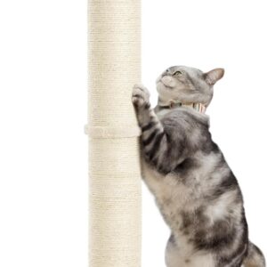 Poste rascador Karolpar para gatos grandes beige