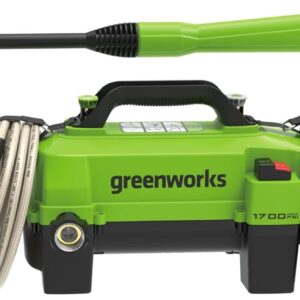 Greenworks Lavadora a presión 1700 PSI, compacta y ligera