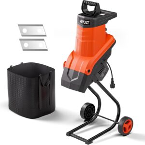 AIVOLT Trituradora eléctrica 15A, corte 1.8" y bolsa 45L