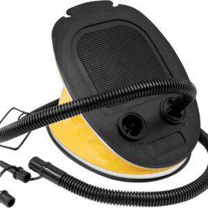 Bomba de pie Milestone Camping 5L Amarilla
