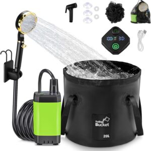 Kit ducha portátil Anesty para camping y viajes