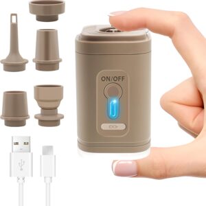 Bomba eléctrica mini para inflables, recargable