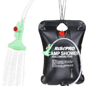 Bolsa solar ducha 20L | Calienta agua 45°C | Acampar ideal