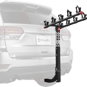 Portabicicletas Allen Sports 5 bicis, enganche 2", negro
