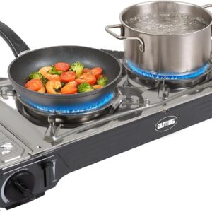 Amig Hornillo Camping Gas 2 Quemadores con Plancha